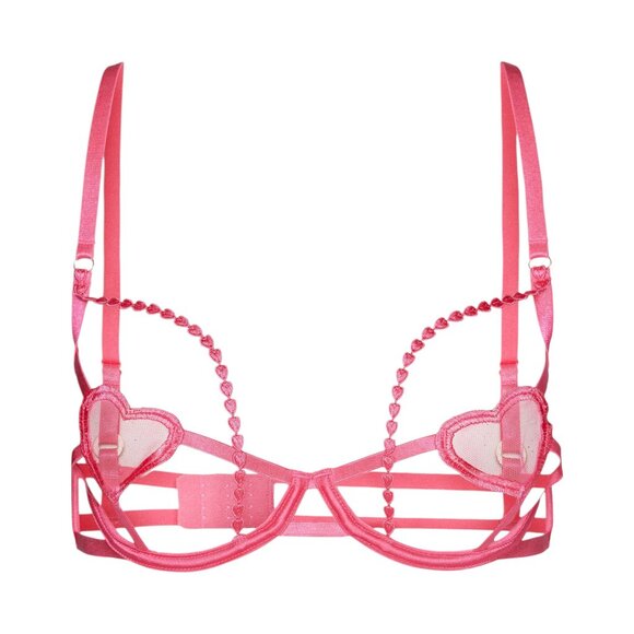 New! Bluebella Pink Cristabel Underwired Bra Size 34DD 1766 - Picture 1 of 8